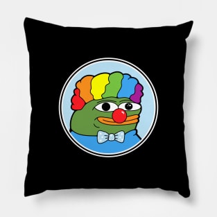 Clown Pepe Meme Shirt Pillow