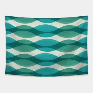 Aquamarine Waves Sea Tapestry