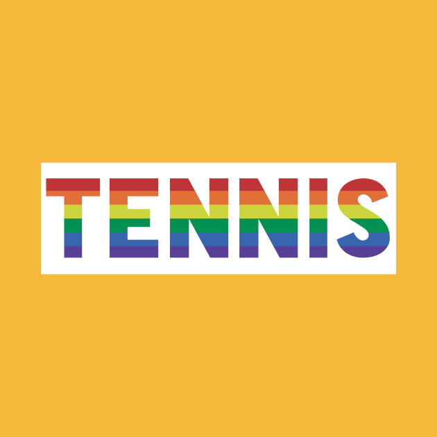 Tennis Gay Pride LGBTQIA+ by QCult