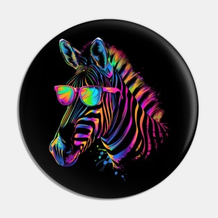 Zebra Peculiar Plumage Pin