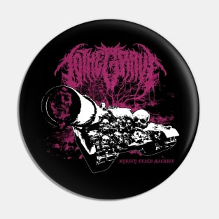 To The Grave Sydney Death Machine Pin