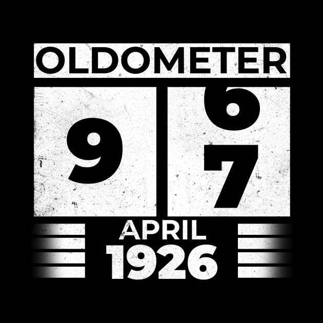 Oldometer 97 Years Old Born In April 1926 by RomanDanielsArt