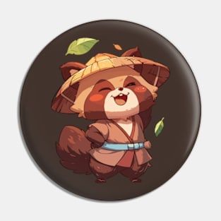 Cute Tanuki Pin