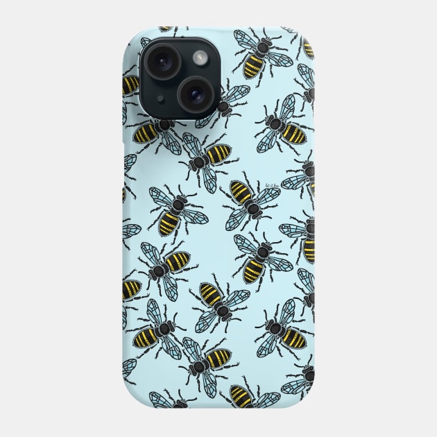 Bee Patern Phone Case by Nataliatcha23