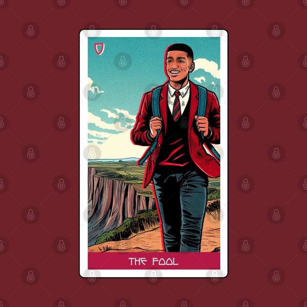 the fool - house of anubis tarot card by sadieillust