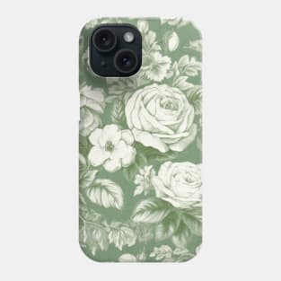 Pretty Green Florals Phone Case