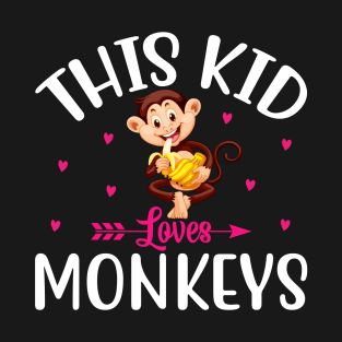 This Kid Loves Monkeys T-Shirt