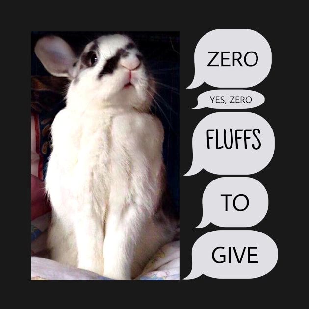 Bunny Rabbit Has Zero Fluffs To Give! by YollieBeeArt