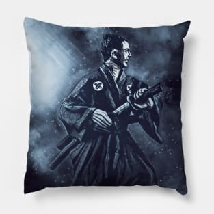 The SAMURAI Abstract Legendary Mystical Warrior Military Artwork Pillow