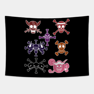 Yonko Jolly Roger 4 Tapestry