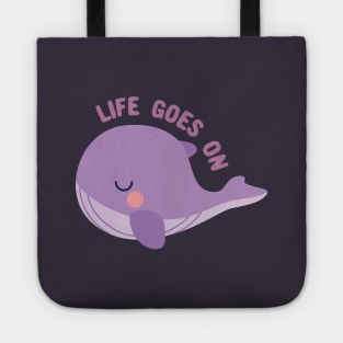 BTS whale plush life goes on Tote