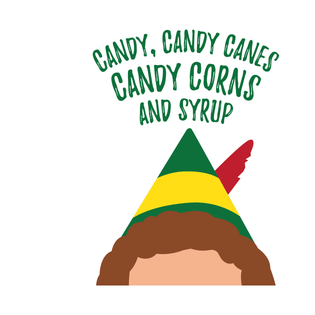 Buddy the Elf Inspired Quote Elf Food Groups by Lavenderbuttons