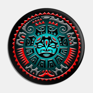 POLYNESIAN MASK 15 Pin