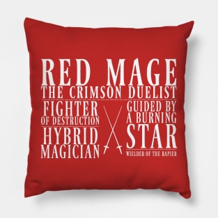 Red Mage Pillow