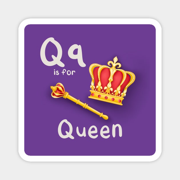 Q is for Queen Magnet by simonescha