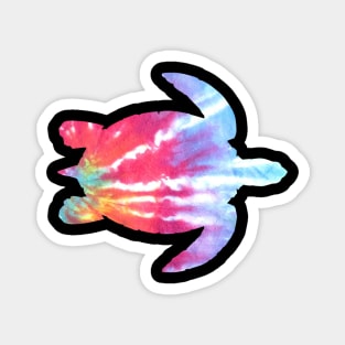 Tie Dye Turtle Magnet