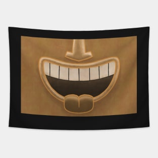 Honey Tiki Smile Mask! Tapestry