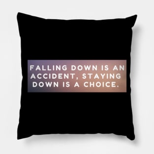 Get Up Quote Pillow