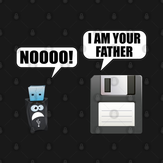 Floppy disk i am your father usb by ZenCloak