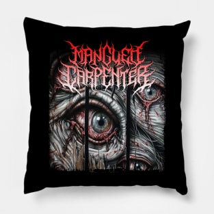 "Lumberyard" TeePublic Exclusive Print by Mangled Carpenter Pillow