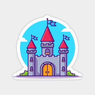 Castle Palace Cartoon Magnet