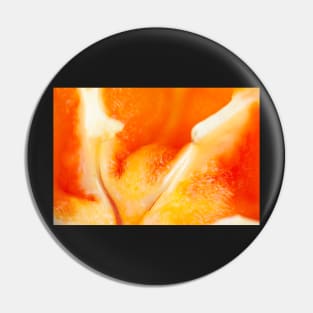 Orange Bell Pepper Macro Pin