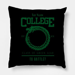 Tar Valon College Green Ajah Symbol Wheel of Time Parody Pillow