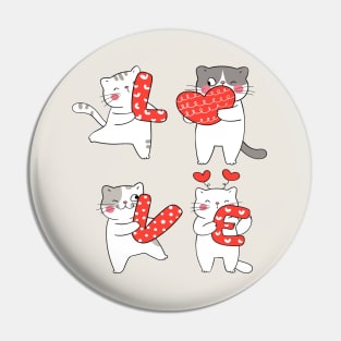 Lots of love from Cats Pin