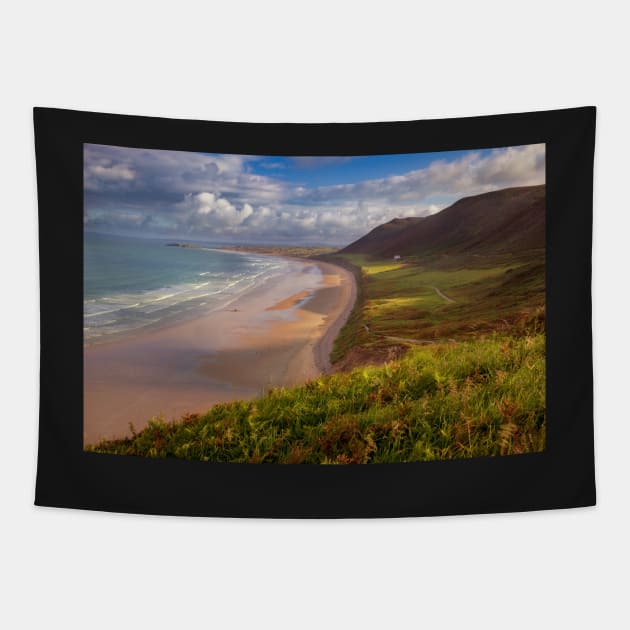 Rhossili Bay Tapestry by dasantillo