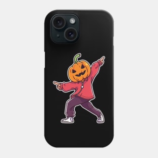 Pumpkin Man Dancing. The Spooky Dance. Phone Case