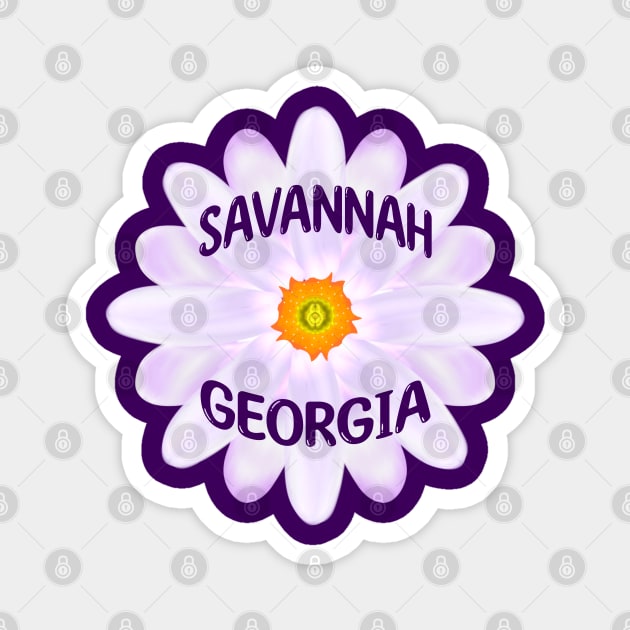 Savannah Georgia Magnet by MoMido