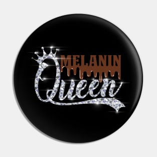 Melanin Queen African American Strong Black Female Pin