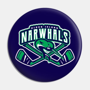 Block Island Narwhals Hockey Pin