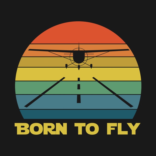 Born To Fly by Nifty T Shirts