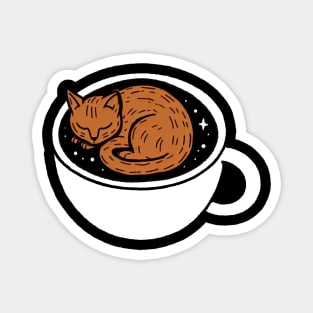 Cup Cat Nap Magnet