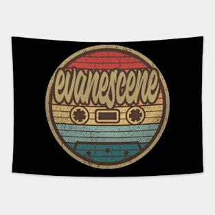 evanescence cassette retro circle Tapestry