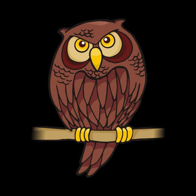 Owl Cartoon by sifis