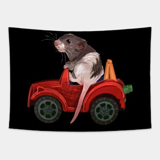 Rat Truck Tapestry