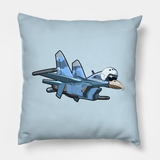 Cartoon fighter plane Pillow