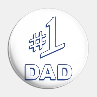 Seinfeld Number 1 Dad Pin