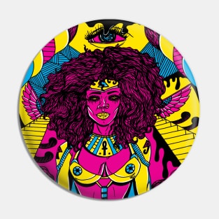 CMYK Kemet Warrior Pin