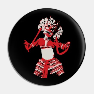 Sri Lankan Traditional Mask Dance Pin