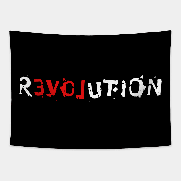 rEVOLution Tapestry by KRUMULUS