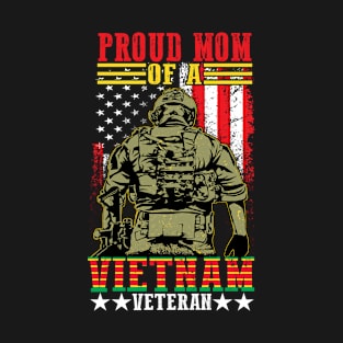 U.S. Flag Vietnam Veteran Day Mom T-Shirt