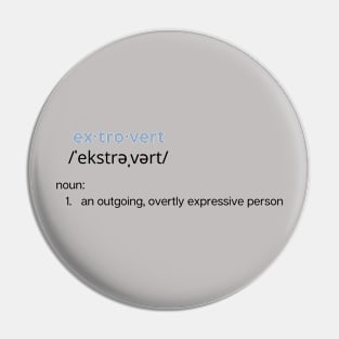 extrovert Pin