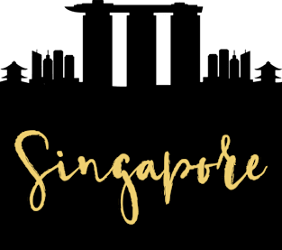 SINGAPORE DESIGNER SILHOUETTE SKYLINE ART Magnet