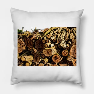 Wood bywhacky Pillow