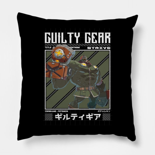 Potemkin - Guilty Gear Strive Pillow by Arestration