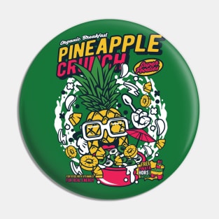 Retro Cereal Box Pineapple Crunch // Junk Food Nostalgia // Cereal Lover Pin