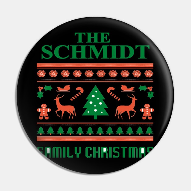 Family Christmas - Groovy Christmas SCHMIDT family, Family Christmas T-shirt, Pjama T-shirt Pin by DigillusionStudio